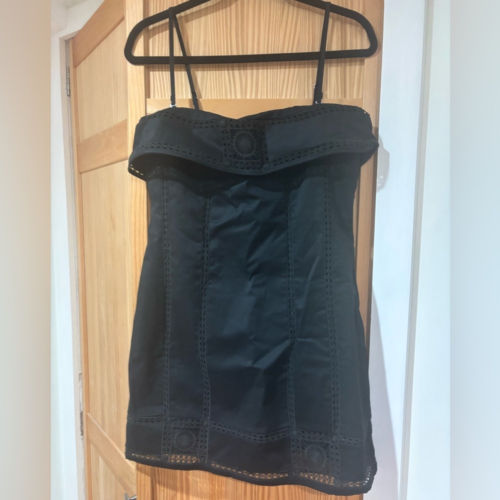 Jcrew black mini dress